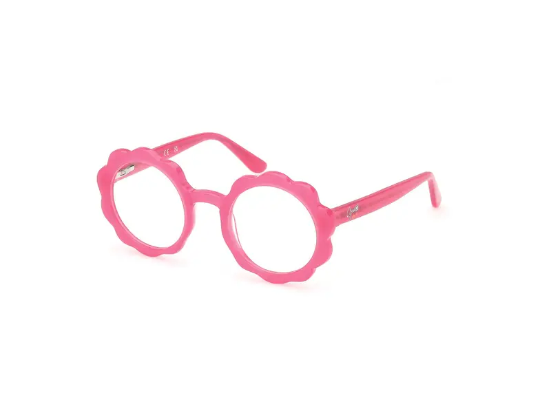 Guess Unisex GU50142 074 Montature da vista Acetato Rosa  Rotonda Normale