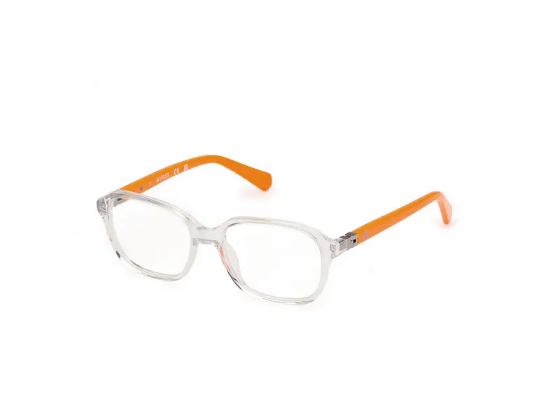 Guess Unisex GU50143 026 Montature da vista Acetato Trasparente Squadrata Normale