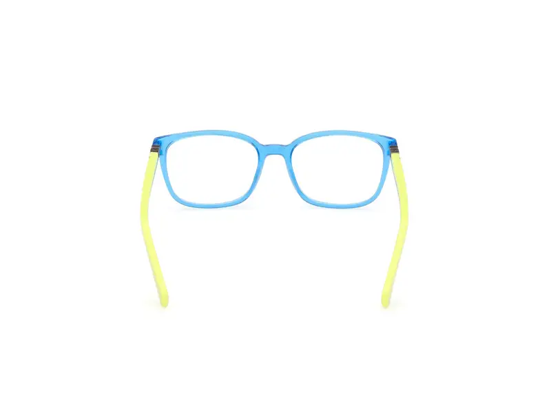 Guess Unisex GU50144 090 Montature da vista Acetato Blu Squadrata Normale miniatura 3