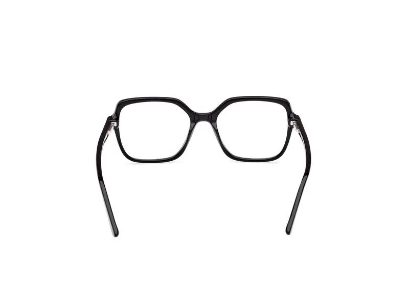 Guess Unisex GU50164 001 Montature da vista Acetato Nero Squadrata Normale miniatura 3