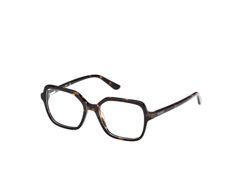 Guess Unisex GU50164 052 Montature da vista Acetato Havana Squadrata Normale