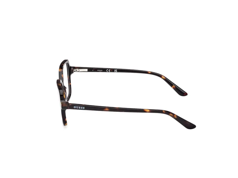 Guess Unisex GU50164 052 Montature da vista Acetato Havana Squadrata Normale miniatura 2