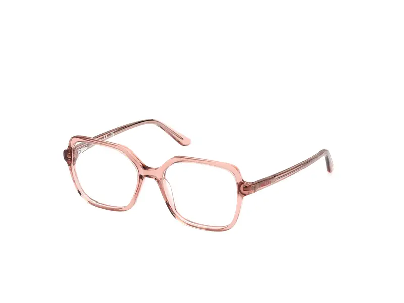 Guess Unisex GU50164 059 Montature da vista Acetato Beige Squadrata Normale
