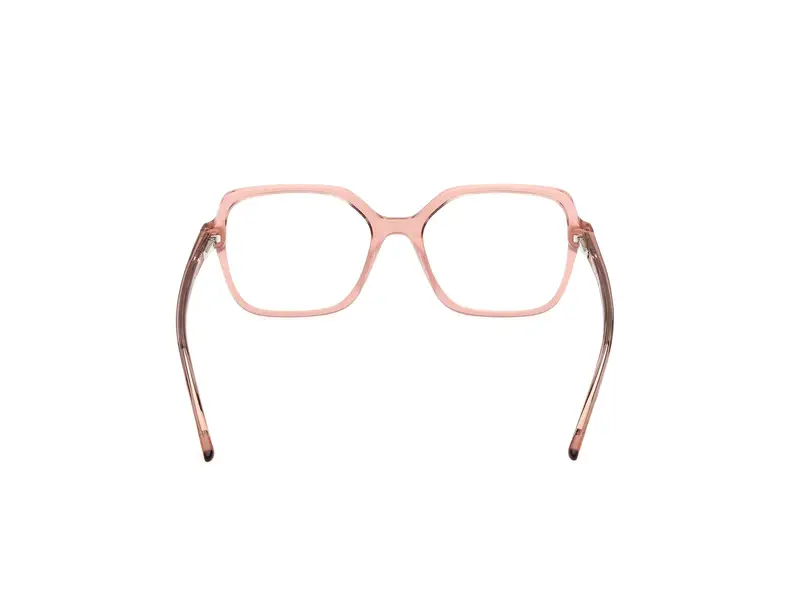 Guess Unisex GU50164 059 Montature da vista Acetato Beige Squadrata Normale miniatura 3