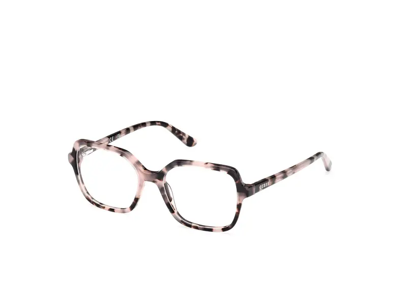 Unisex GU50164 074 Montature da vista Acetato Rosa Squadrata Normale