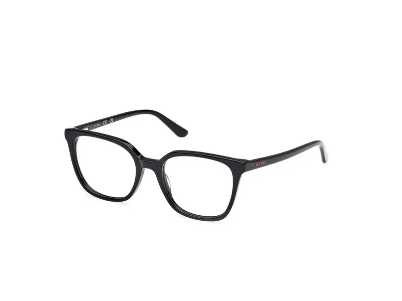 Guess Unisex GU50165 001 Montature da vista Acetato Nero  Squadrata Normale