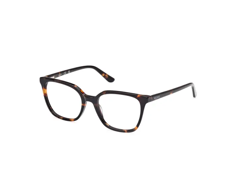 Guess Unisex GU50165 052 Montature da vista Acetato Havana Squadrata Normale