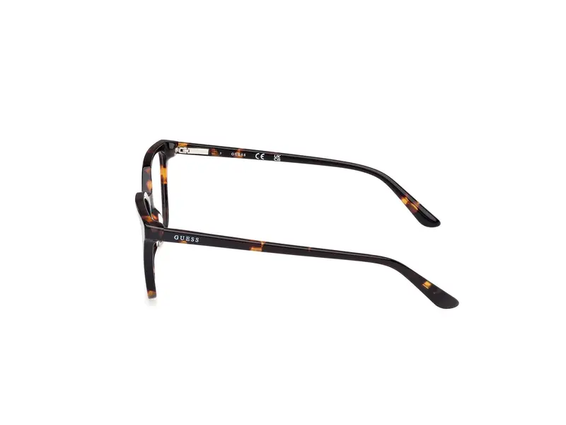 Guess Unisex GU50165 052 Montature da vista Acetato Havana Squadrata Normale miniatura 2