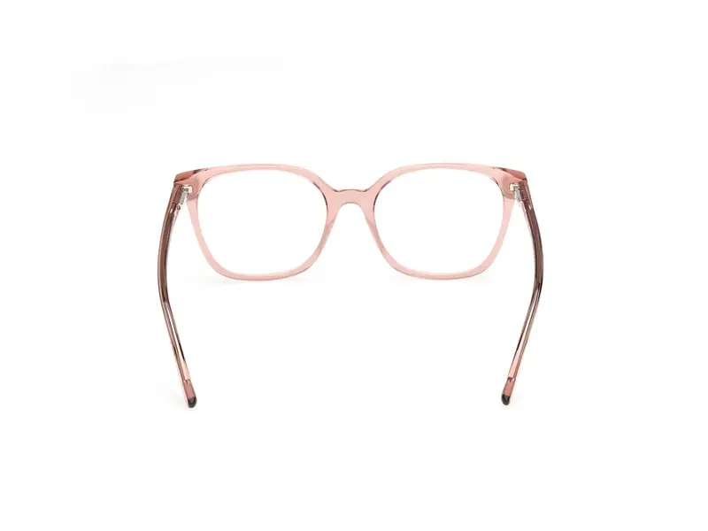 Guess Unisex GU50165 059 Montature da vista Acetato Beige Squadrata Normale miniatura 3