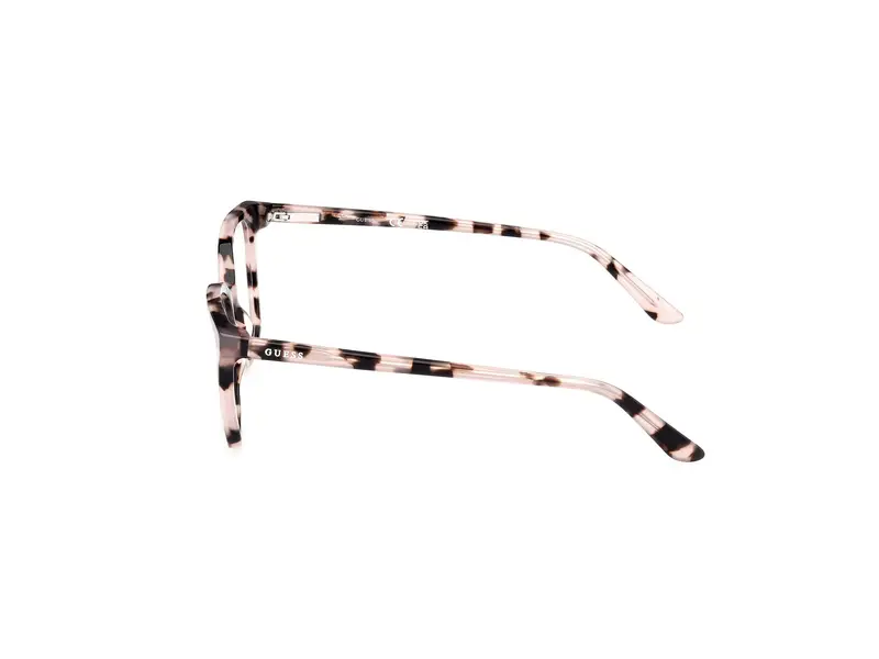 Guess Unisex GU50165 074 Montature da vista Acetato Rosa Squadrata Normale miniatura 2