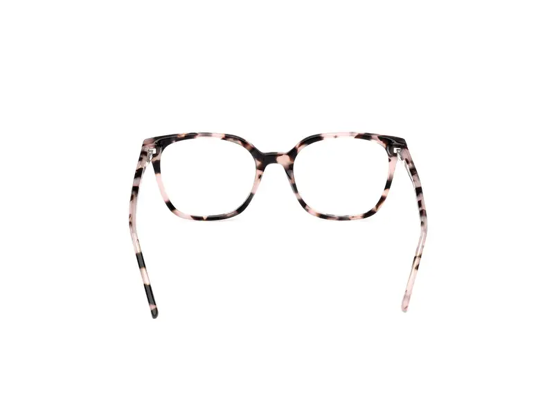 Guess Unisex GU50165 074 Montature da vista Acetato Rosa Squadrata Normale miniatura 3