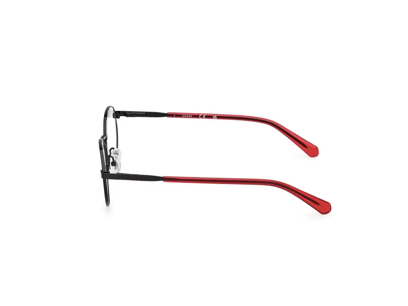 Guess Unisex GU50167 001 Montature da vista Metallo Nero Rotonda Normale miniatura 2