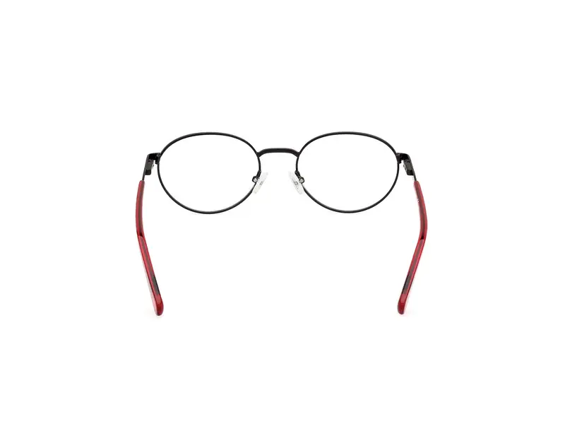 Guess Unisex GU50167 001 Montature da vista Metallo Nero Rotonda Normale miniatura 3