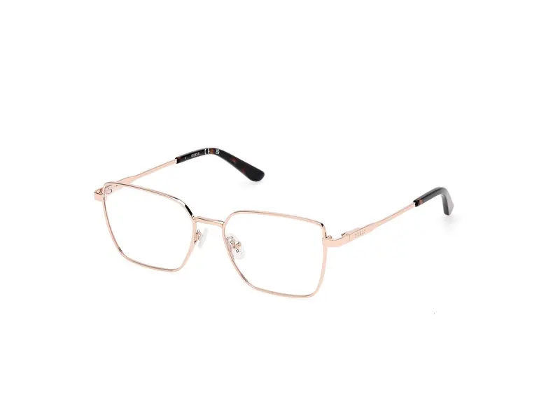 Guess Unisex GU50168 028 Montature da vista Metallo Oro Geometrica Normale