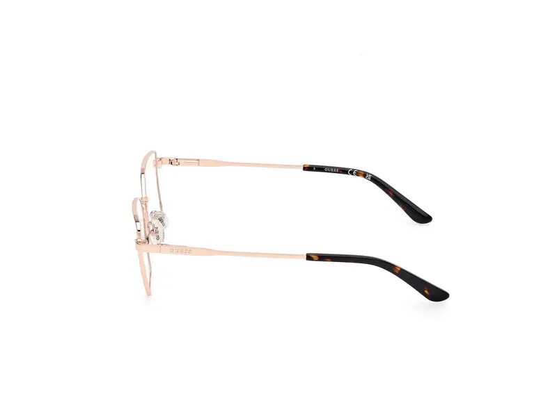 Guess Unisex GU50168 028 Montature da vista Metallo Oro Geometrica Normale miniatura 2