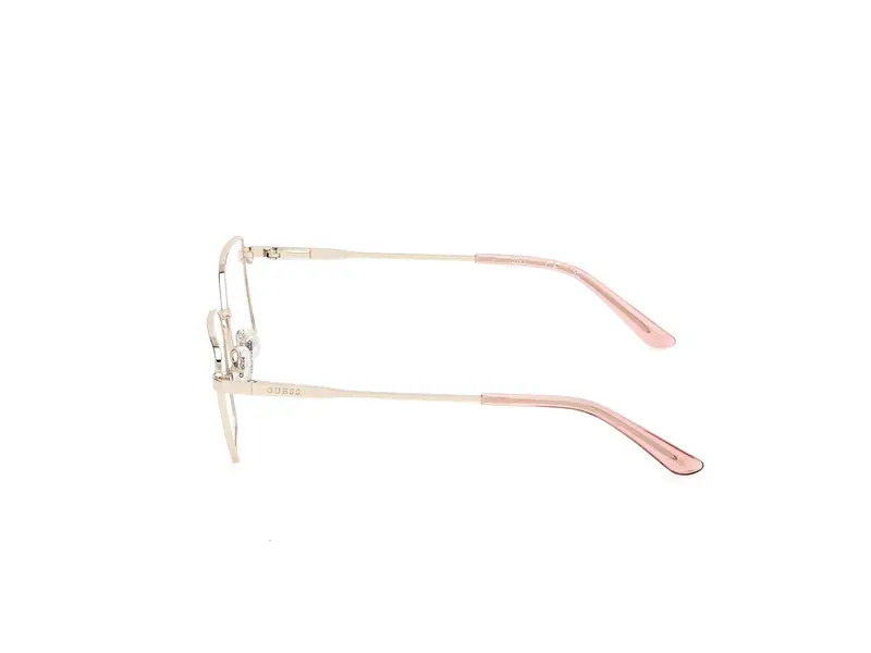 Guess Unisex GU50168 032 Montature da vista Metallo Oro Geometrica Normale miniatura 2