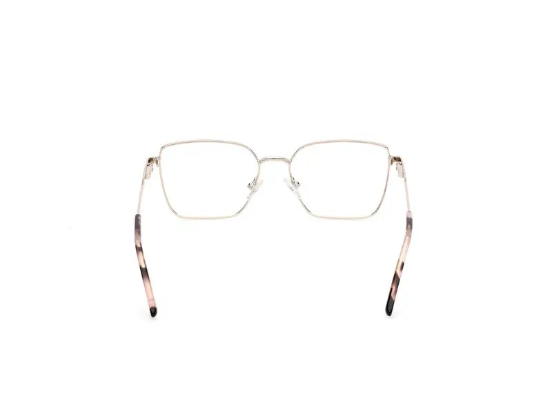 Guess Unisex GU50168 059 Montature da vista Metallo Beige Geometrica Normale miniatura 3