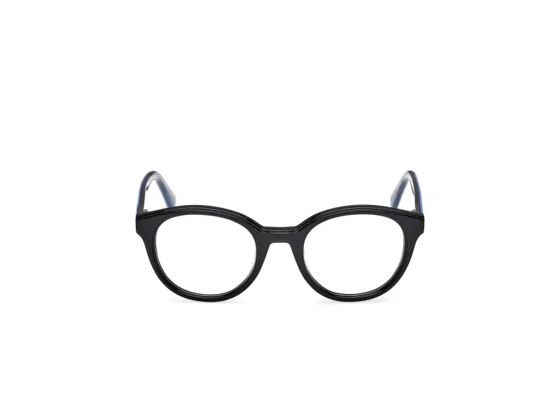 Unisex GU50263 005 Montature da vista Acetato Nero Rotonda Normale miniatura 2