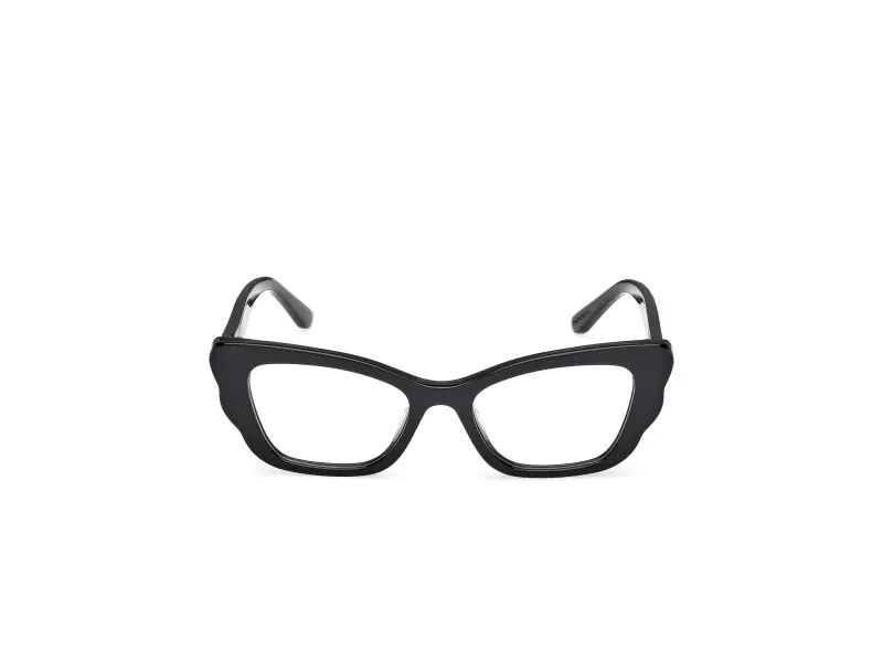 Unisex GU50264 001 Montature da vista Acetato Nero Squadrata Normale miniatura 2