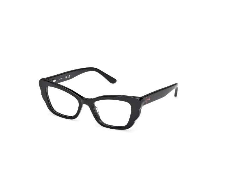 Unisex GU50264 001 Montature da vista Acetato Nero Squadrata Normale