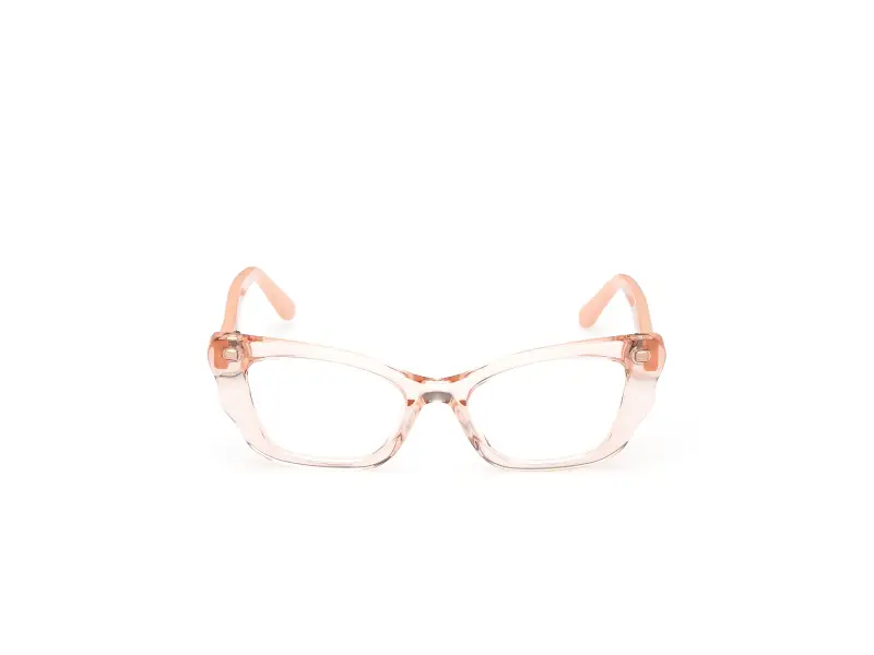 Unisex GU50264 042 Montature da vista Acetato Beige Squadrata Normale miniatura 2