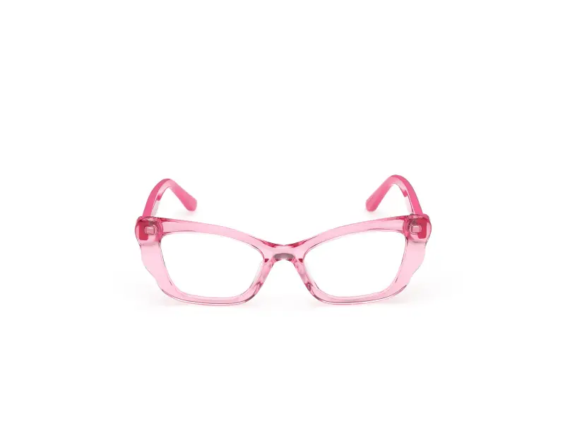 Unisex GU50264 075 Montature da vista Acetato Fucsia Squadrata Normale miniatura 2