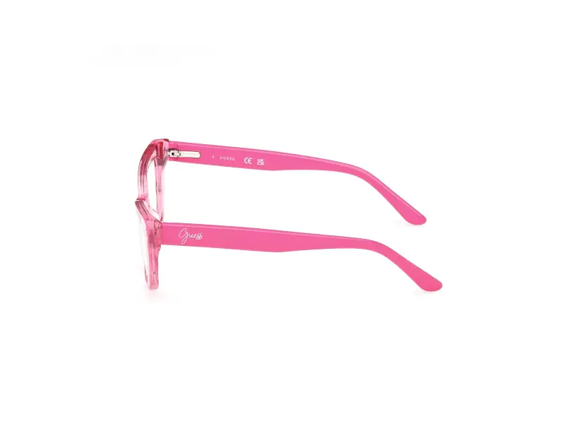 Unisex GU50264 075 Montature da vista Acetato Fucsia Squadrata Normale miniatura 3