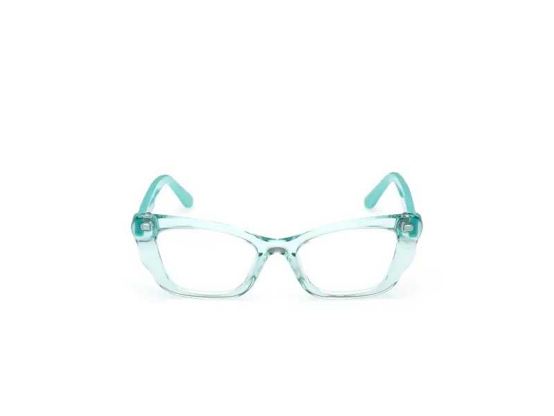 Unisex GU50264 087 Montature da vista Acetato Turchese Squadrata Normale miniatura 2