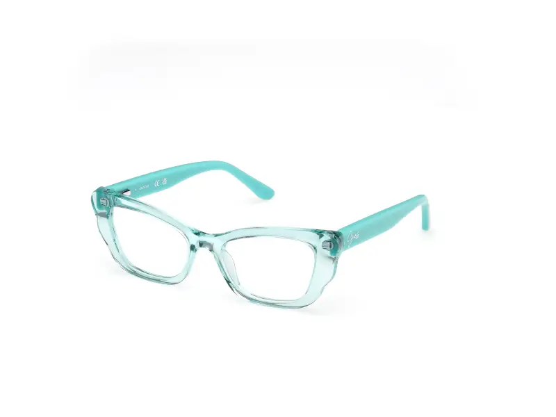 Unisex GU50264 087 Montature da vista Acetato Turchese Squadrata Normale