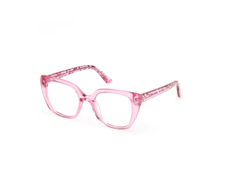 Unisex GU50265 075 Montature da vista Acetato Fucsia Squadrata Normale
