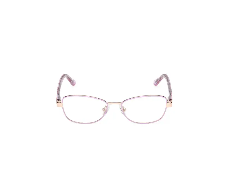 Unisex GU50266 079 Montature da vista Metallo Viola Squadrata Normale miniatura 2