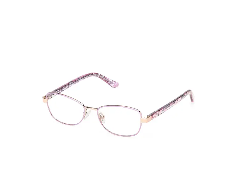 Unisex GU50266 079 Montature da vista Metallo Viola Squadrata Normale