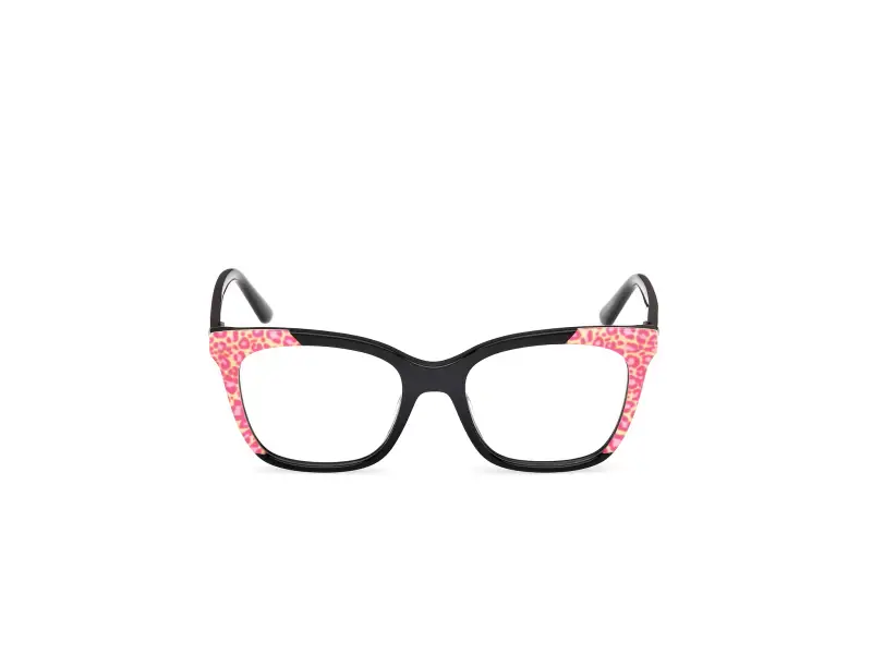 Unisex GU50268 005 Montature da vista Acetato Nero Squadrata Normale miniatura 2