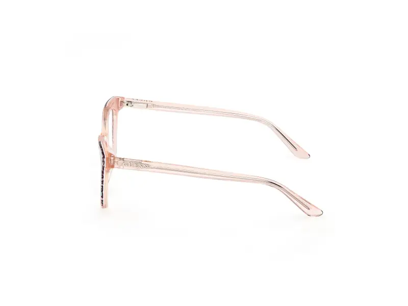 Unisex GU50268 059 Montature da vista Acetato Beige Squadrata Normale miniatura 3