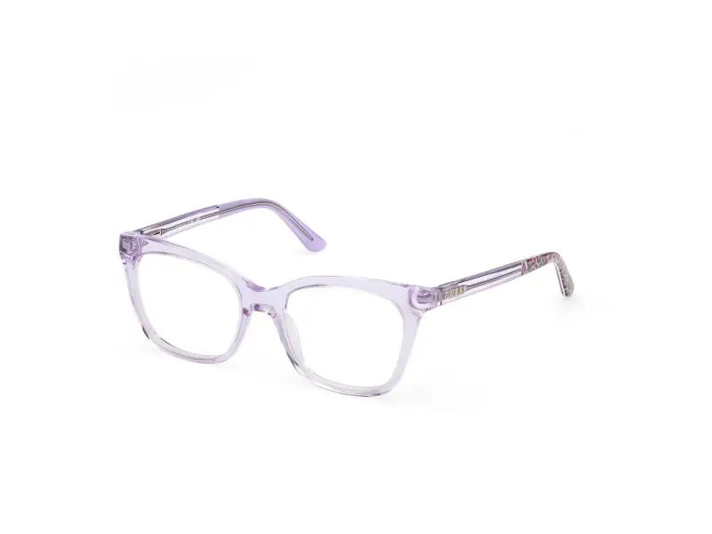 Unisex GU50268 081 Montature da vista Acetato Viola Squadrata Normale