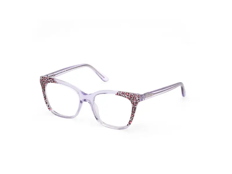 Unisex GU50268 083 Montature da vista Acetato Viola Squadrata Normale