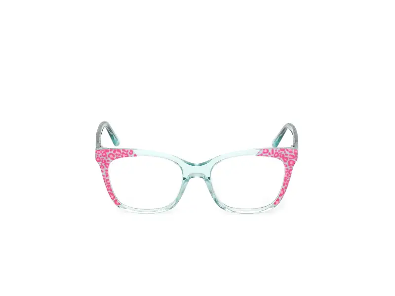 Unisex GU50268 089 Montature da vista Acetato Turchese Squadrata Normale miniatura 2