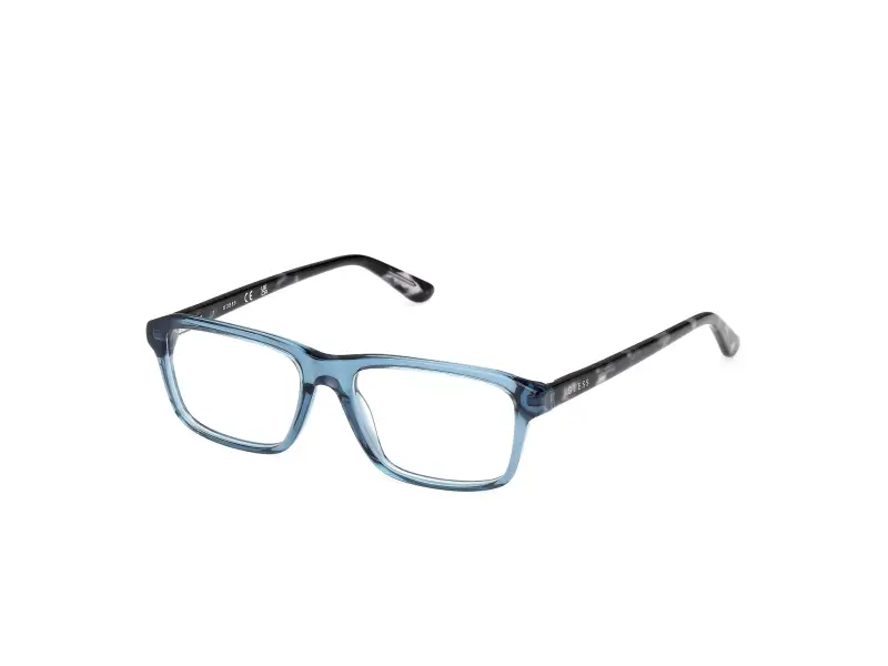 Unisex GU50269 090 Montature da vista Acetato Blu Squadrata Normale