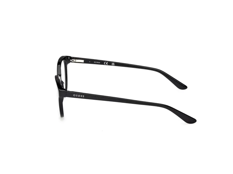 Unisex GU50270 001 Montature da vista Acetato Nero Rotonda Normale miniatura 3
