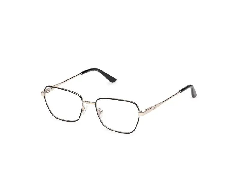 Unisex GU50271 005 Montature da vista Metallo Nero Squadrata Normale