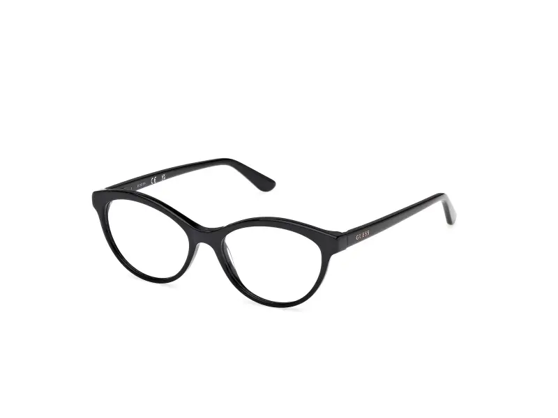 Unisex GU50273 001 Montature da vista Acetato Nero Cat Eye Normale