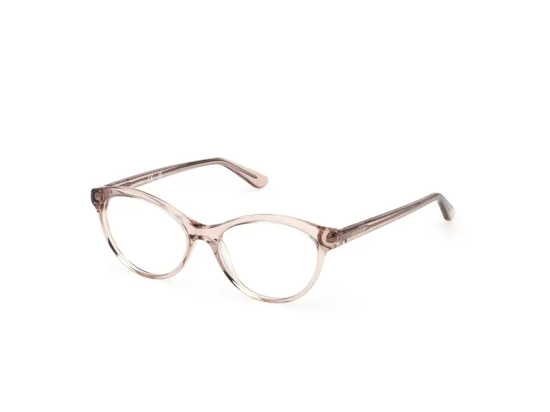 Unisex GU50273 057 Montature da vista Acetato Beige Cat Eye Normale