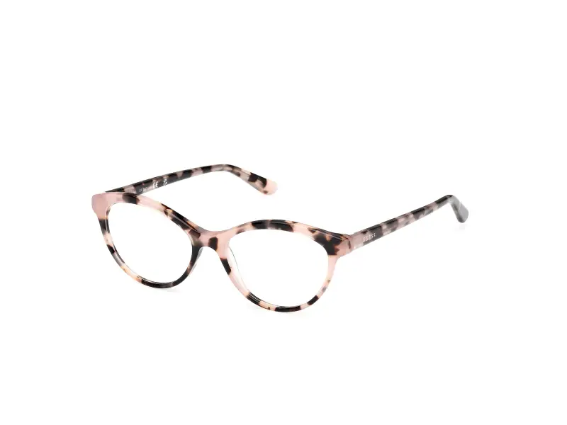 Unisex GU50273 074 Montature da vista Acetato Rosa Cat Eye Normale