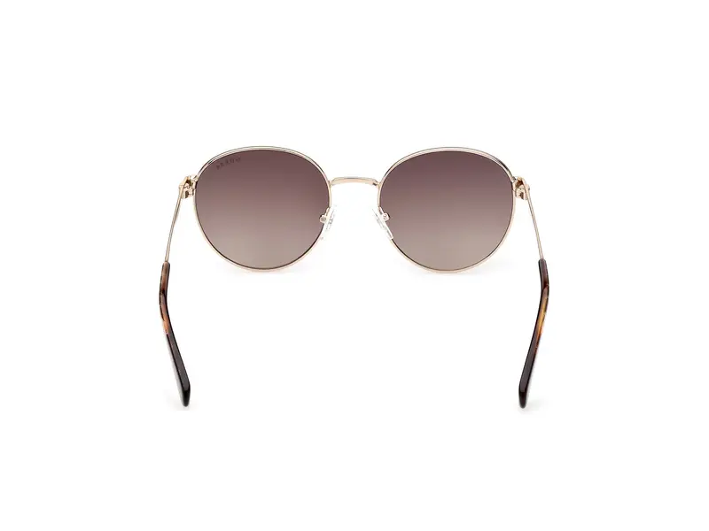 Guess Unisex GU5214 32F Occhiali da sole Metallo Oro Marrone Rotonda Normale Sfumato miniatura 3