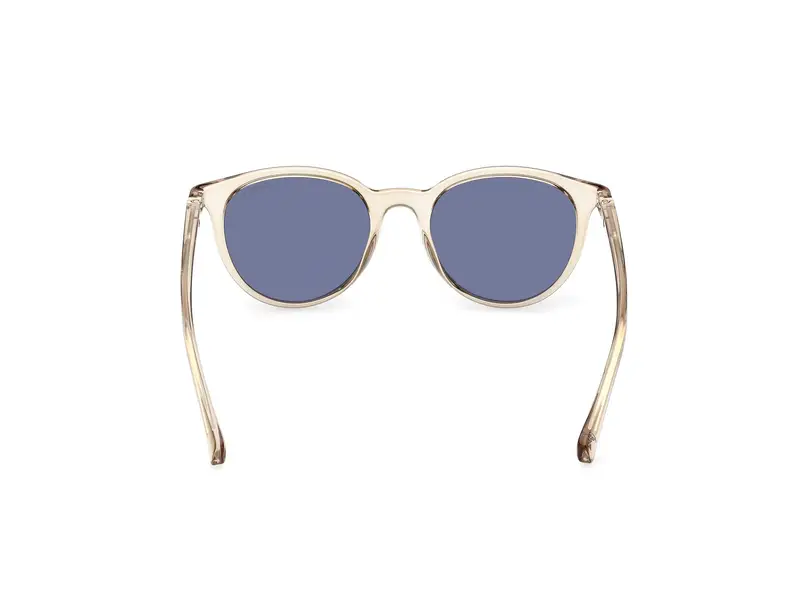 Guess Unisex GU5216 95V Occhiali da sole Iniettato Verde Blu Rotonda Normale miniatura 3