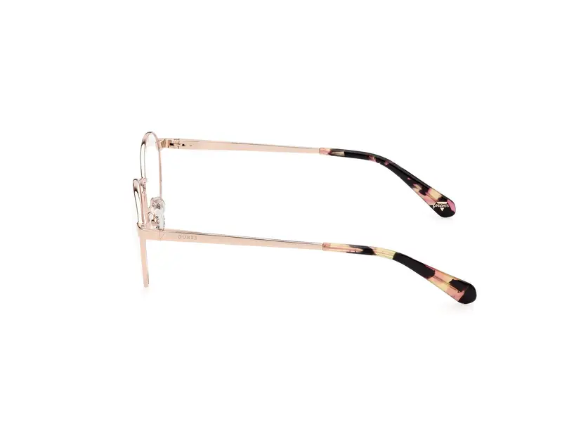 Guess Unisex GU5221 028 Montature da vista Metallo Oro Rotonda Normale miniatura 2