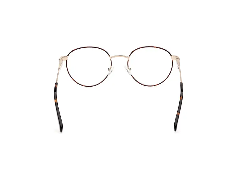 Guess Unisex GU5221 052 Montature da vista Metallo Havana Rotonda Normale miniatura 3