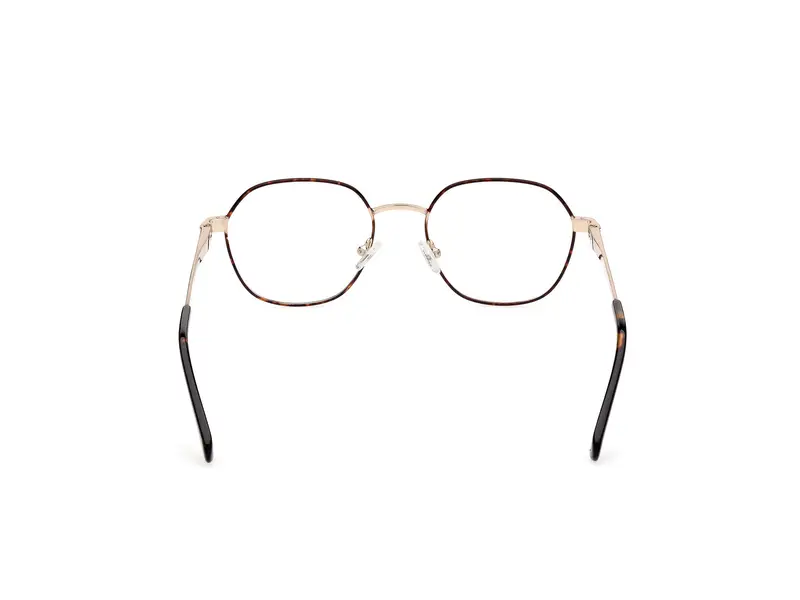 Guess Unisex GU5222 052 Montature da vista Metallo Havana Rotonda Normale miniatura 3