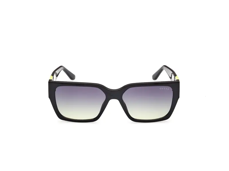 Guess Unisex GU7916 41B Occhiali da sole Iniettato Giallo Grigio Squadrata Normale Sfumato miniatura 2