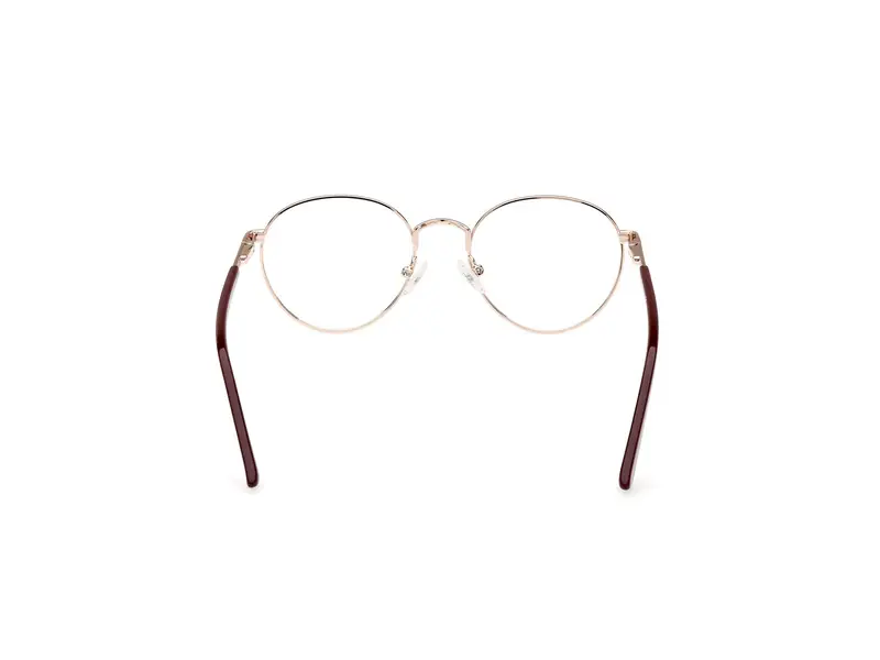 Guess Unisex GU8274 032 Montature da vista Alluminio Oro Rotonda Normale miniatura 3